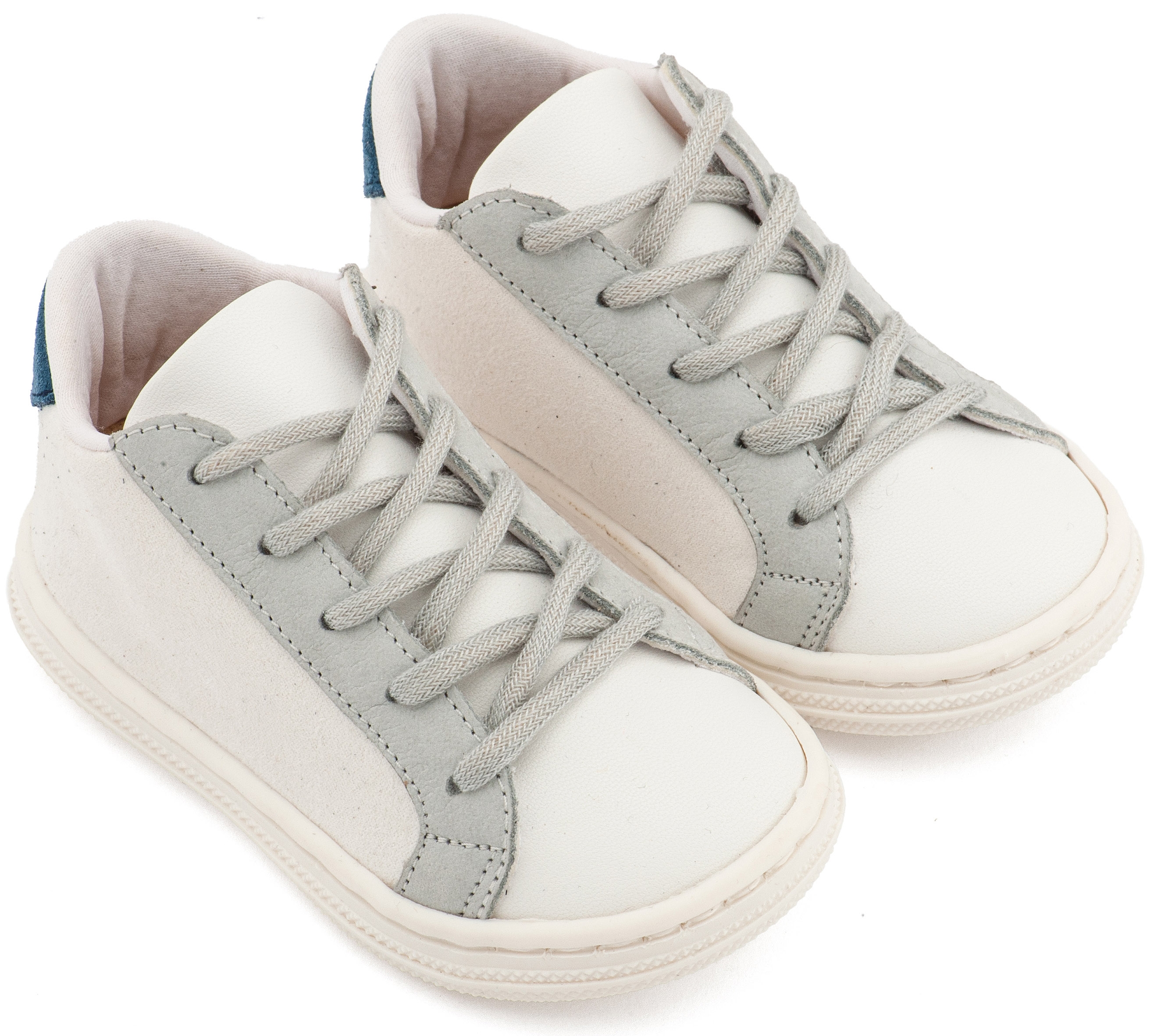 Babywalker τρίχρωμο sneaker Γκρι Babywalker τρίχρωμο sneaker Γκρι