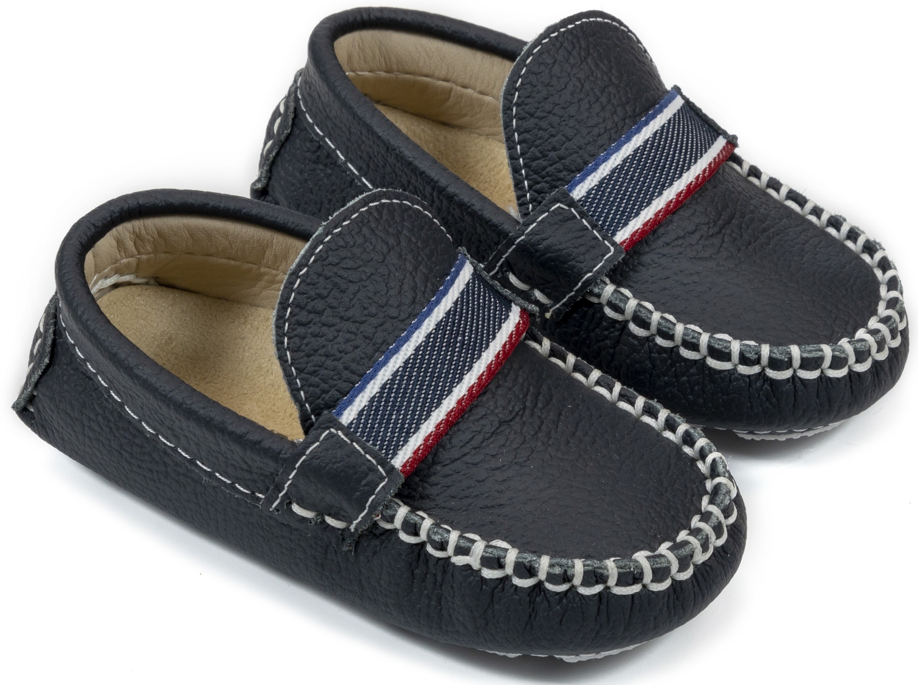 Babywalker Loafer Μοκασίνι Μπλε - Βαπτιστικά παπούτσια για αγόρι