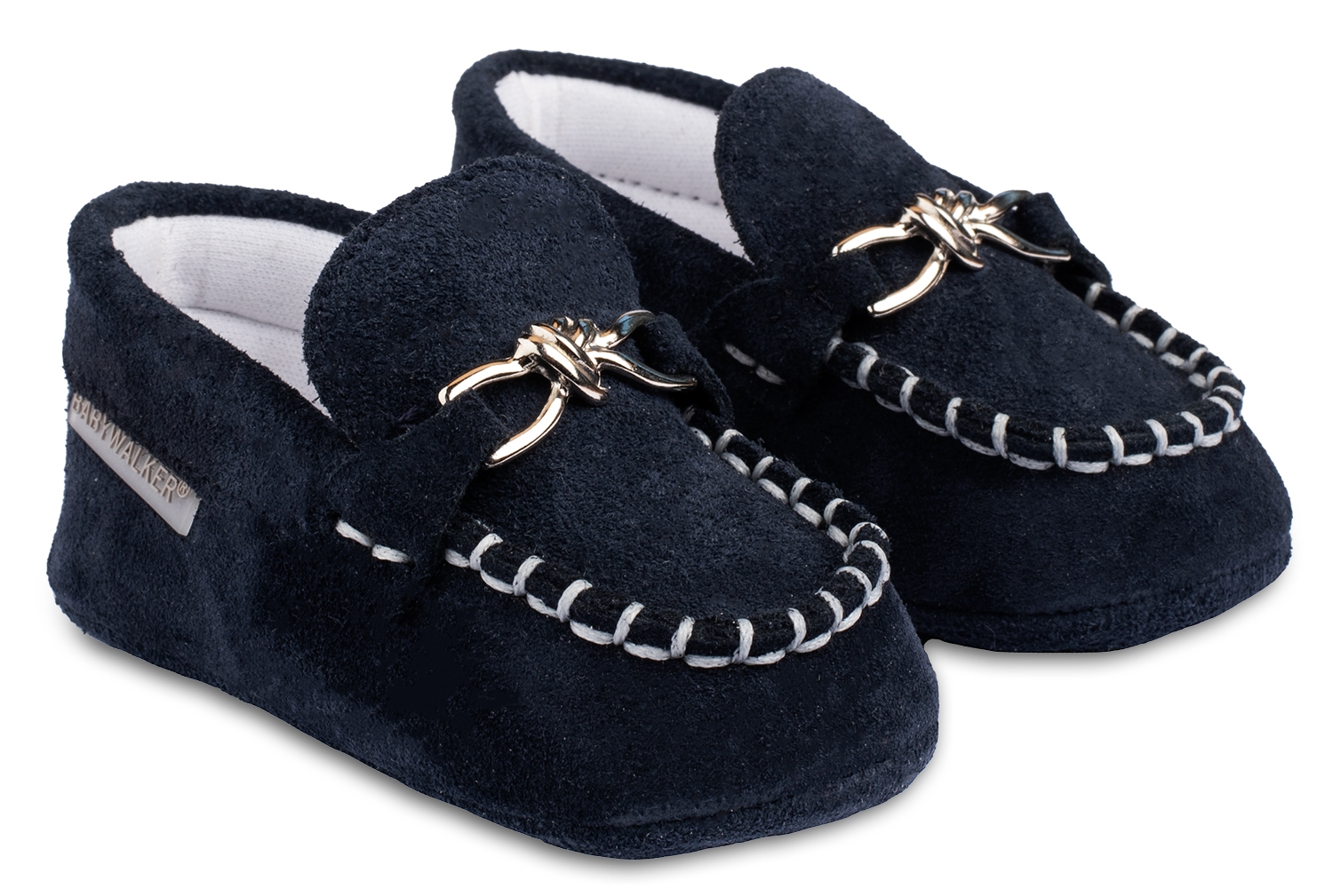Babywalker Αγκαλιάς Μοκασίνι Μπλε - Βαπτιστικά παπούτσια για αγόρι