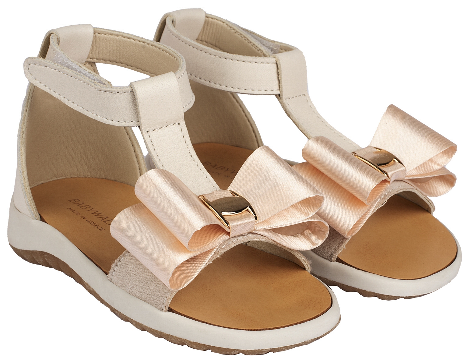 Babywalker Πέδιλο Nude - Βαπτιστικά παπούτσια για κορίτσι
