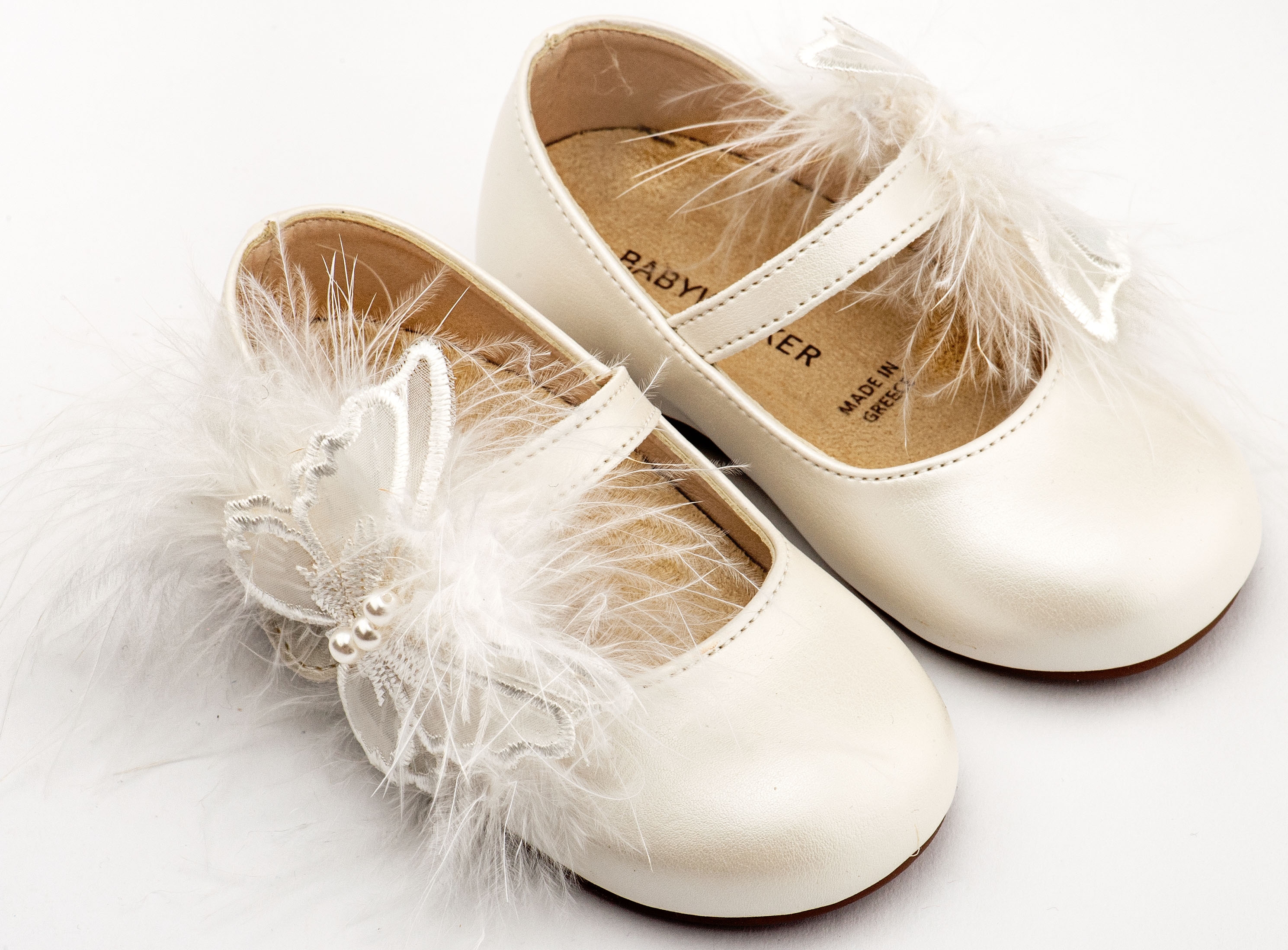 Babywalker πεταλούδα & πούπουλο Εκρού Babywalker πεταλούδα & πούπουλο Εκρού