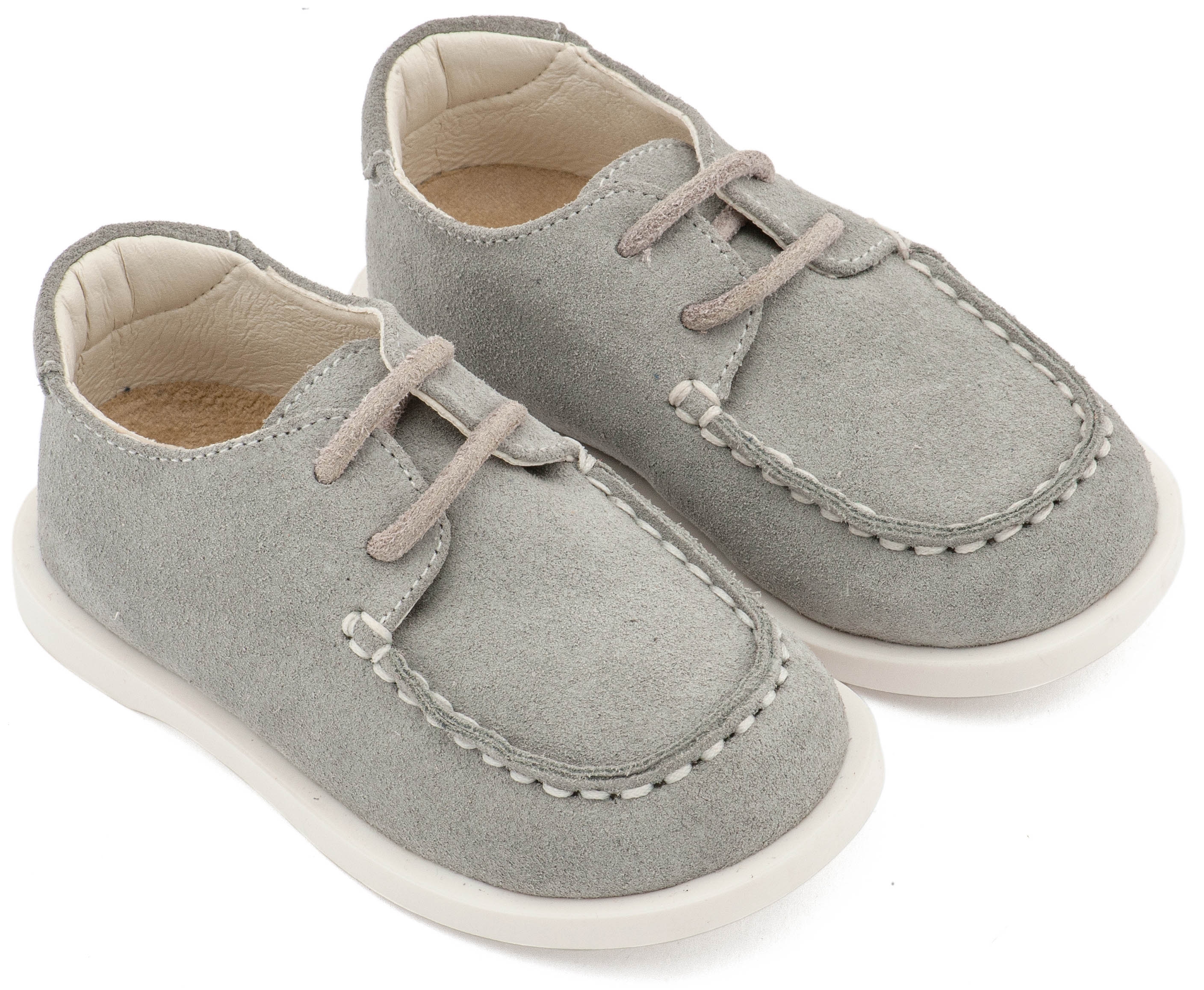 Babywalker Δετό Μοκασίνι Γκρι Babywalker Δετό Μοκασίνι Γκρι