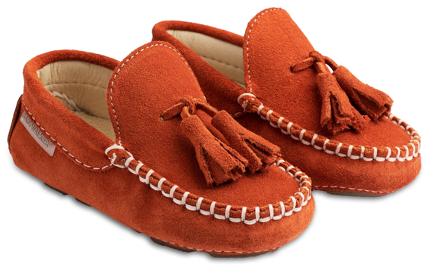 Babywalker Καστόρινο Loafer Κεραμιδί - Βαπτιστικά παπούτσια για αγόρι