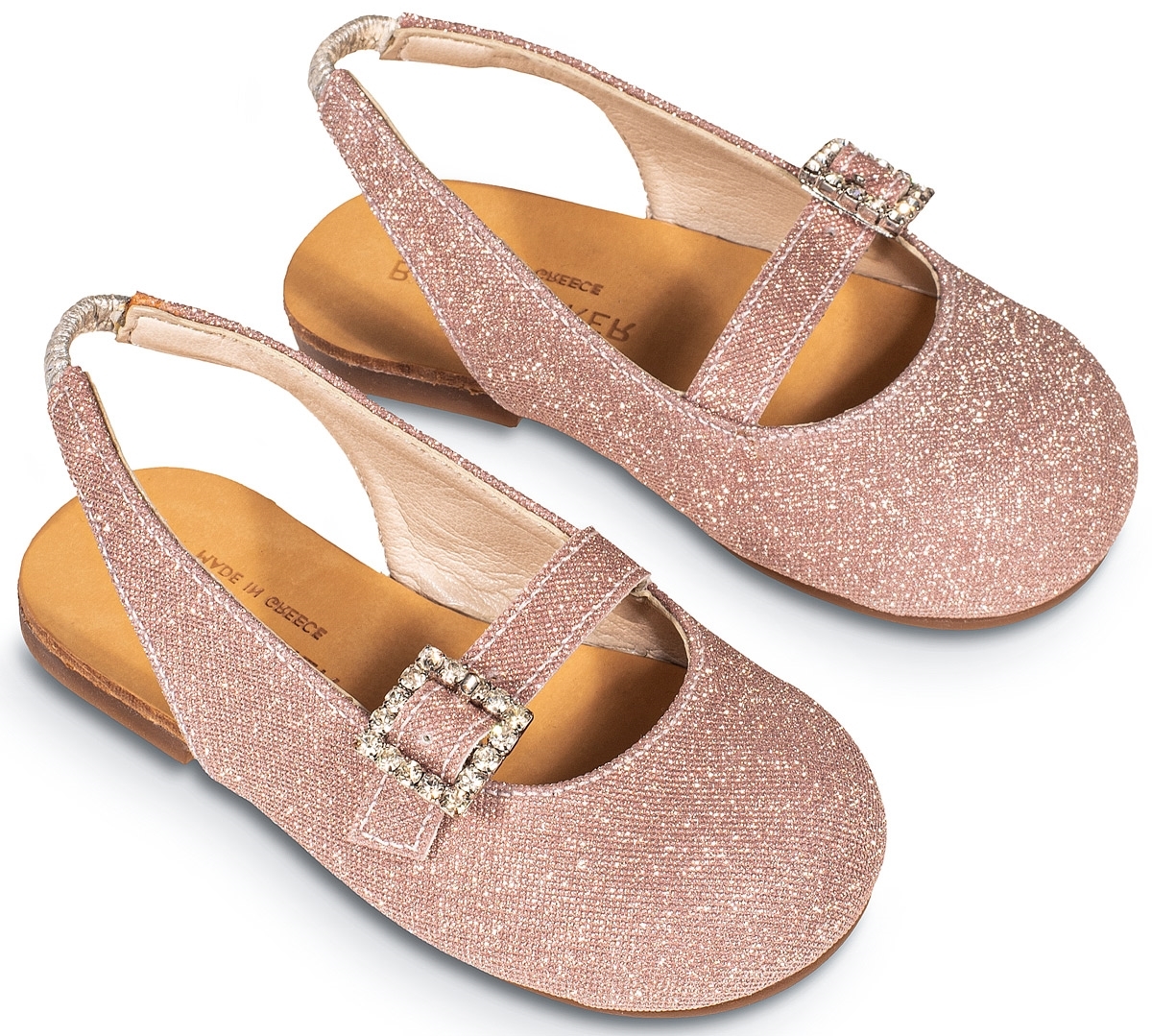 Γαλλικό γοβάκι ροζ - Βαπτιστικά παπούτσια για κορίτσι
