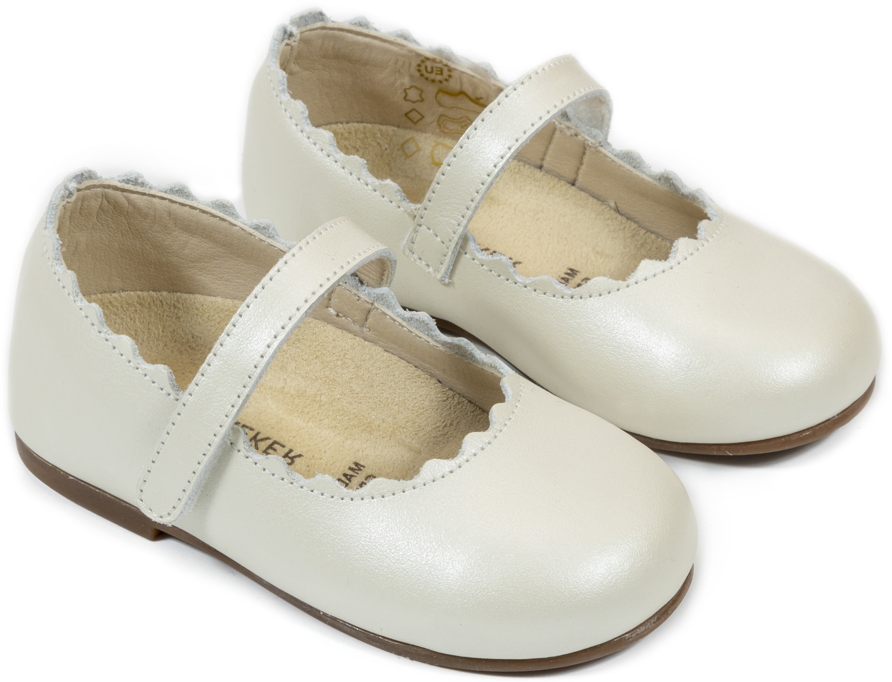Babywalker Keep it Simple Εκρού - Βαπτιστικά παπούτσια για κορίτσι