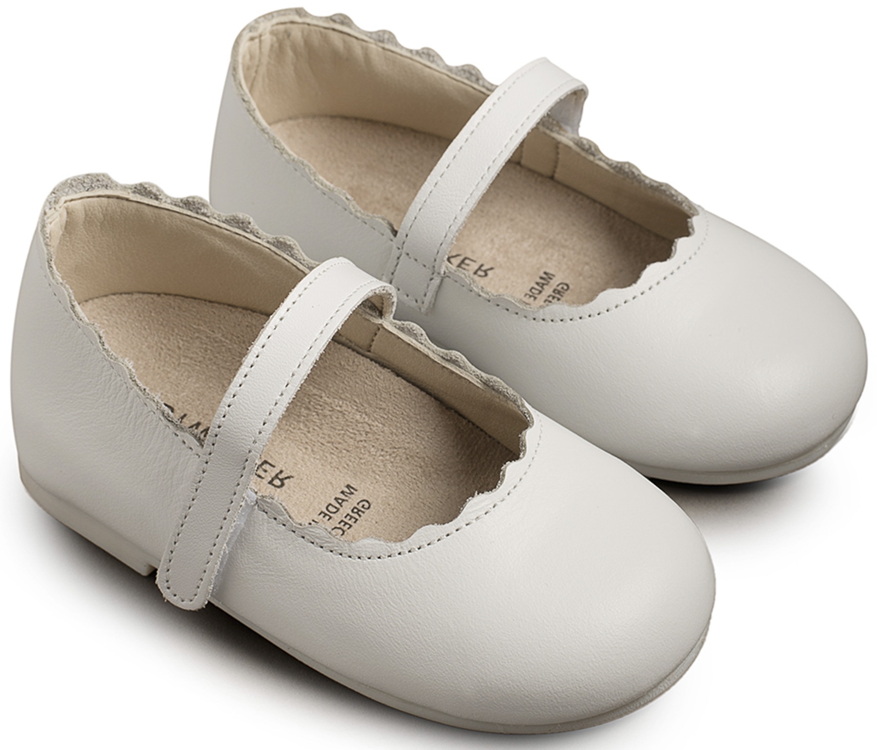 Babywalker Keep it Simple Λευκό - Βαπτιστικά παπούτσια για κορίτσι