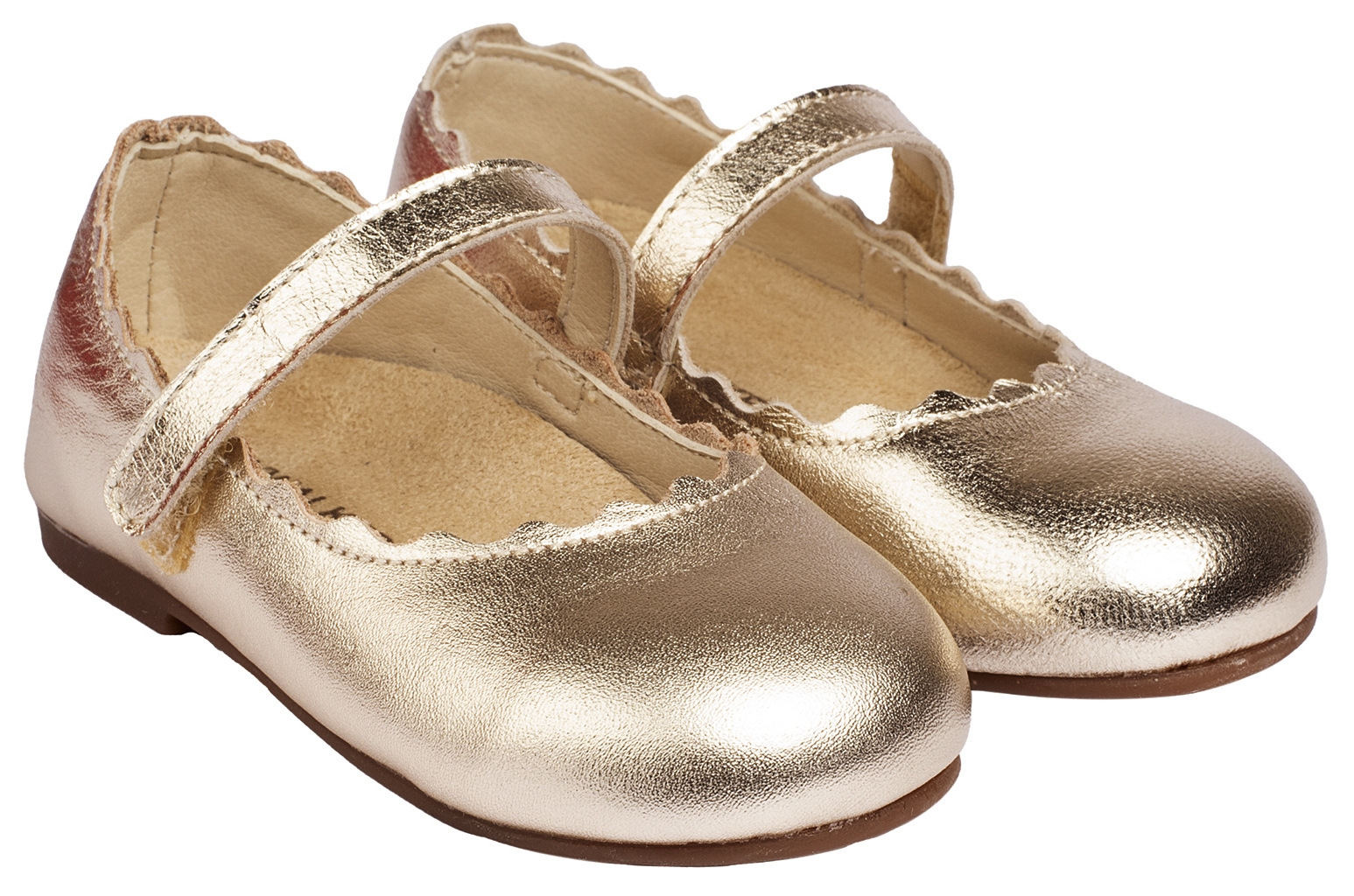 Babywalker Keep it Simple Χρυσό - Βαπτιστικά παπούτσια για κορίτσι