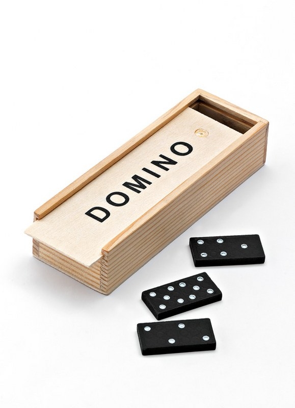 Οικονομική μπομπονιέρα βάπτισης ξύλινο domino ντομινο : 1