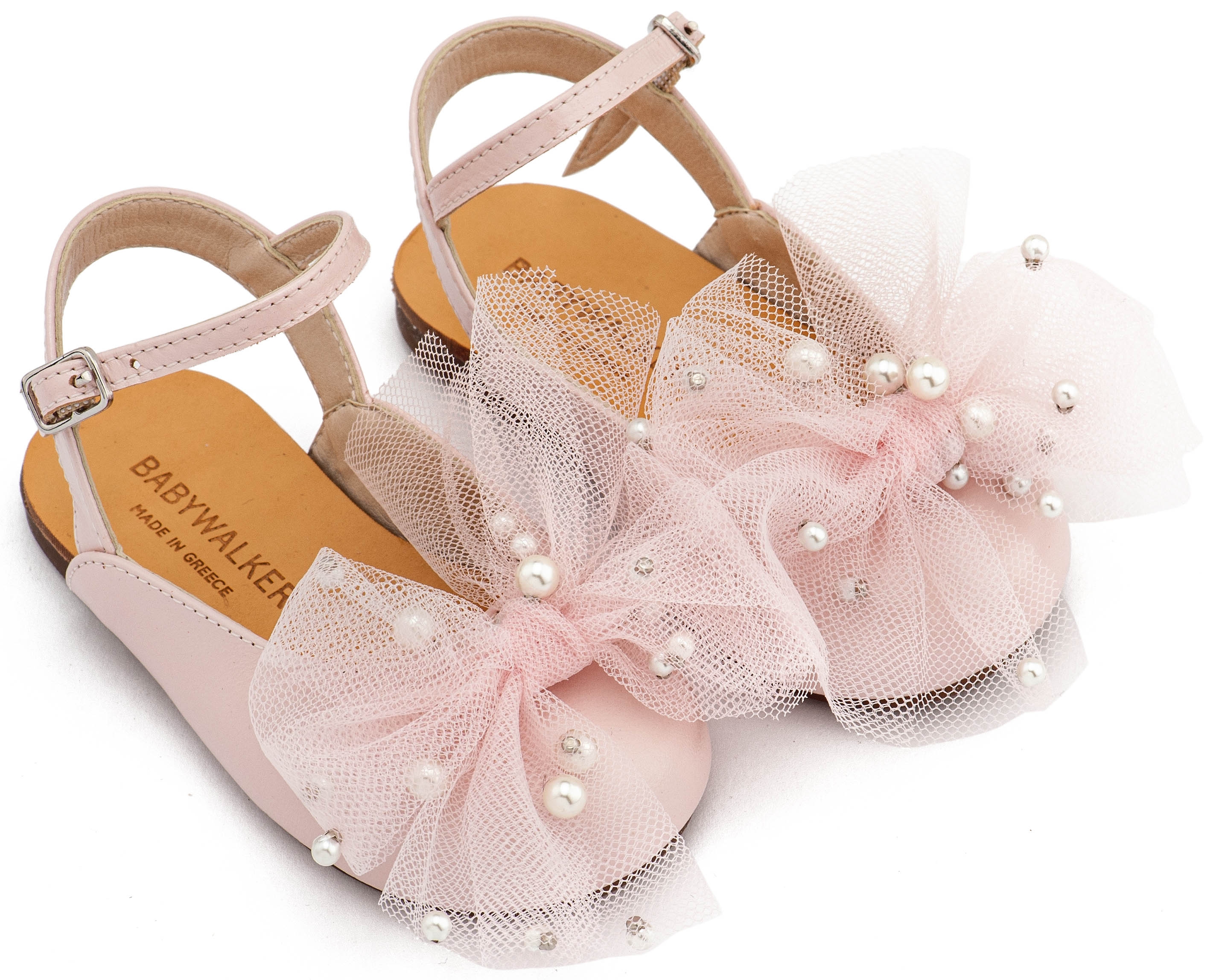 Babywalker Σαμπό Δερμάτινο με πέρλα Babywalker Σαμπό Δερμάτινο με πέρλα