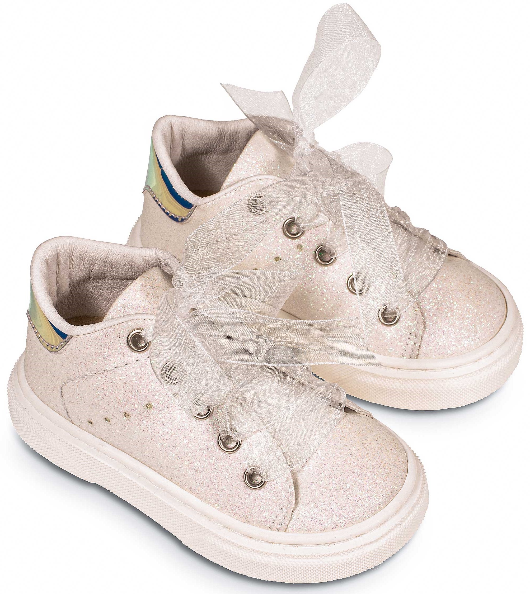 Babywalker Σνίκερ λευκό - Βαπτιστικά παπούτσια για κορίτσι