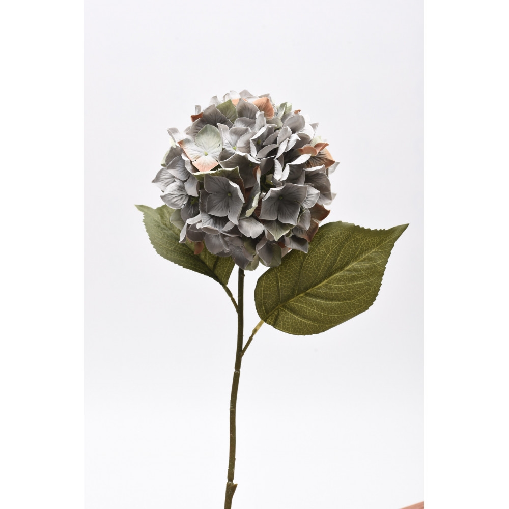 διακοσμητικό λουλούδι υφασμάτινο ορτανσία αγόρι σιέλ γκρι : 1