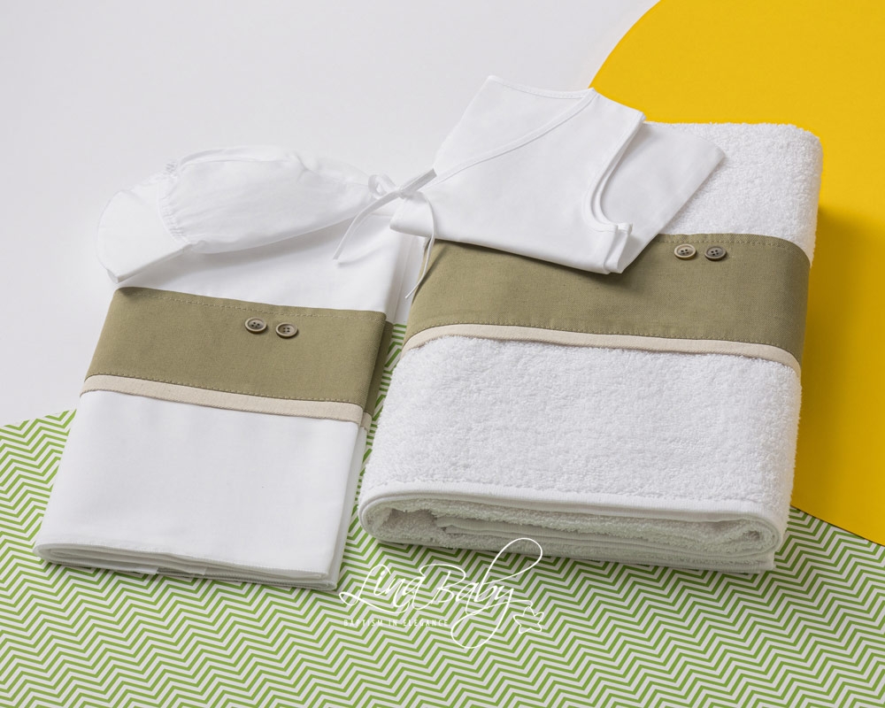 Grey Ability - Βαπτιστικά λαδόπανα για αγόρι