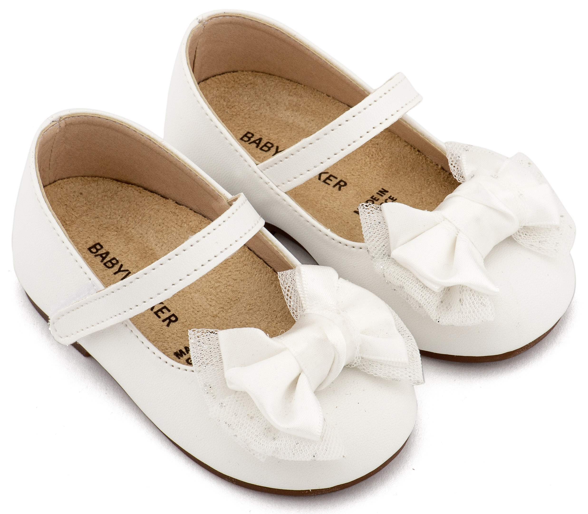 Babywalker Φιογκάκι διπλό λευκό Babywalker Φιογκάκι διπλό λευκό