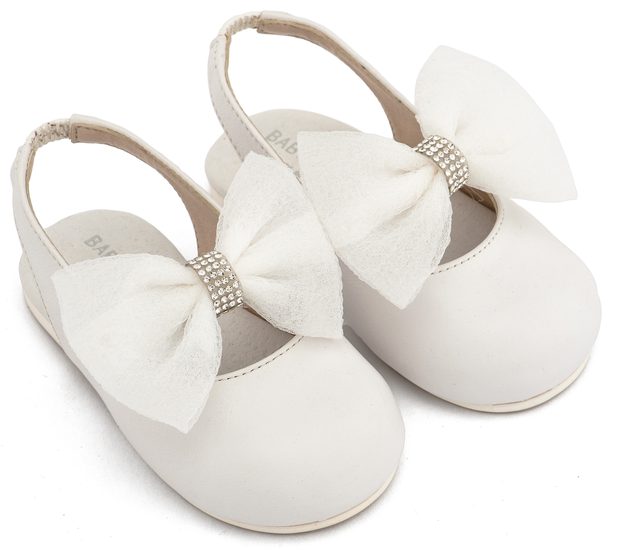 Σαμπό White Chiffon & Στρας Σαμπό White Chiffon & Στρας