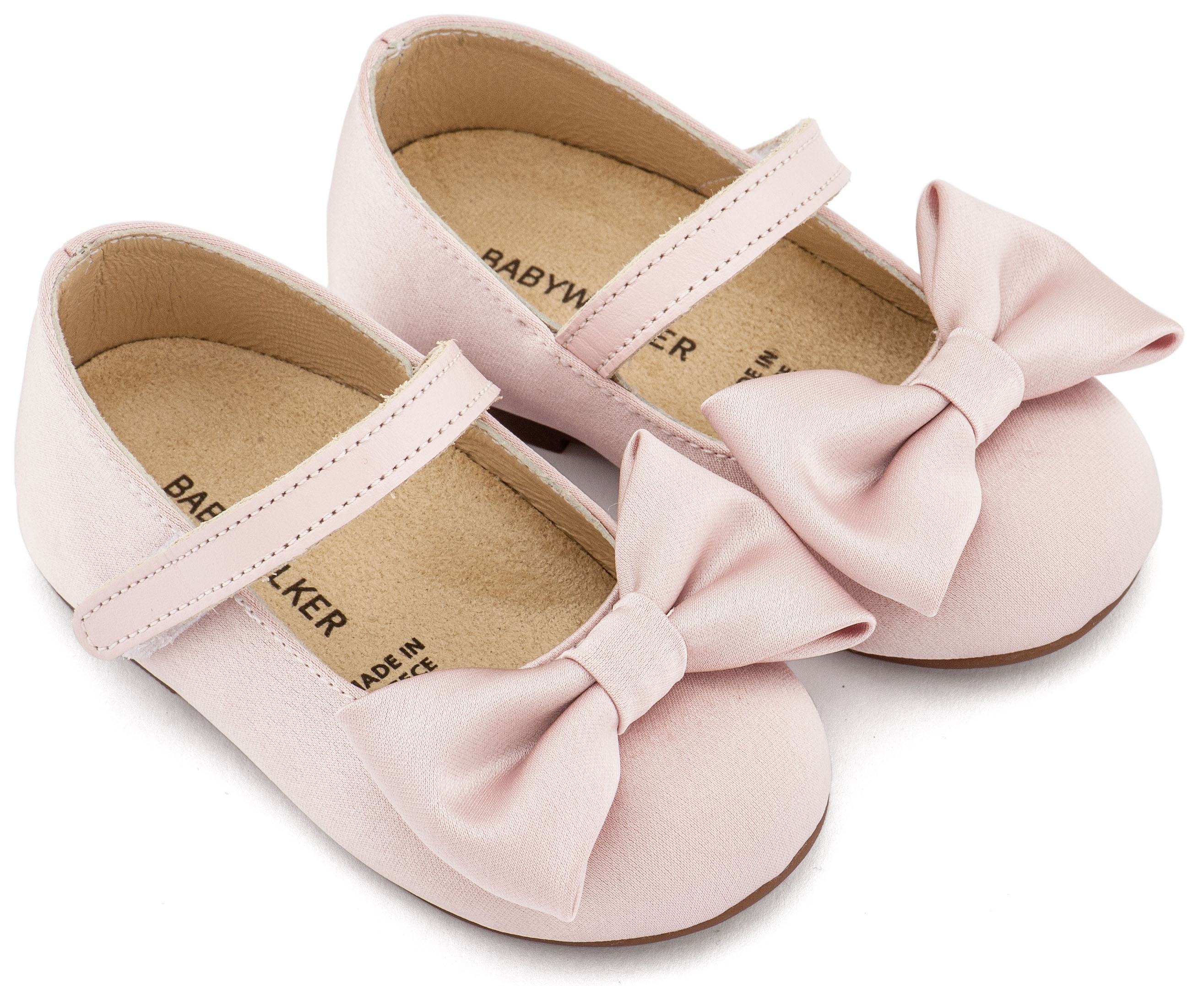 Γοβάκι Μονή Μπαρέτα με Σατέν Φιόγκο Ροζ αντικέ Γοβάκι Μονή Μπαρέτα με Σατέν Φιόγκο Ροζ αντικέ