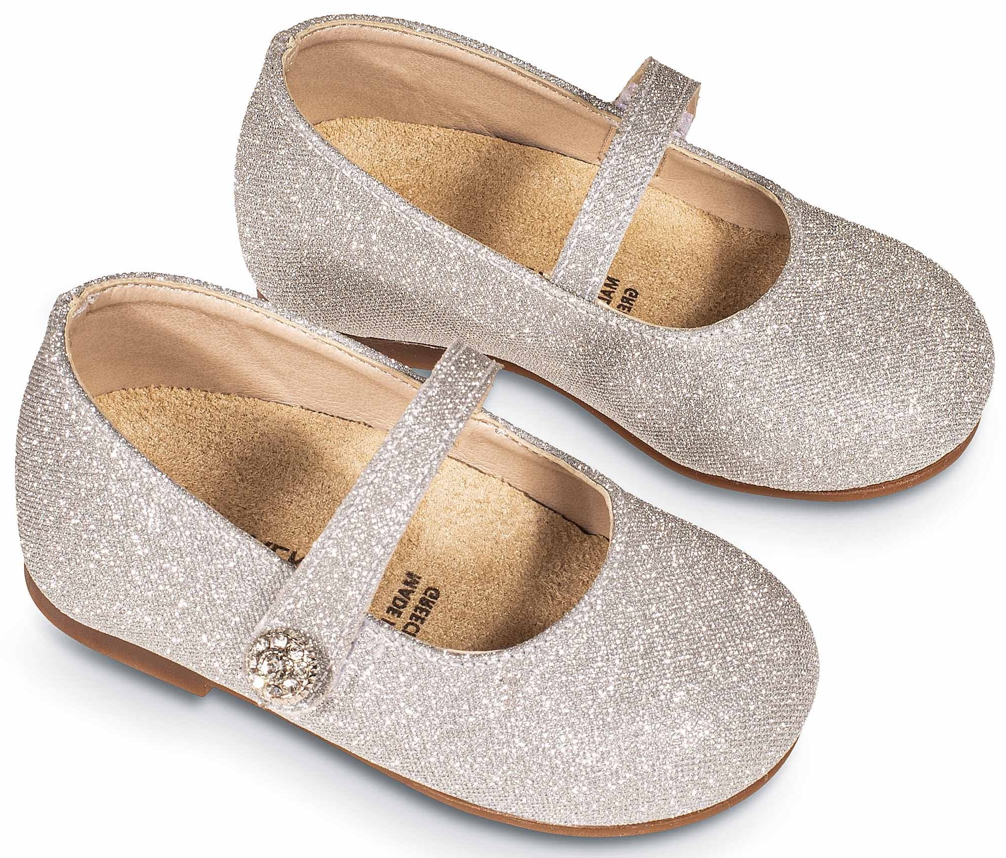 Γαλλικό Γοβάκι Silver - Βαπτιστικά παπούτσια για κορίτσι