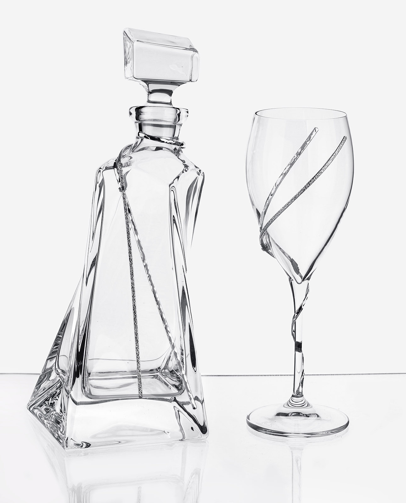 Κρυστάλλινο σετ Καράφα & Ποτήρι : 1