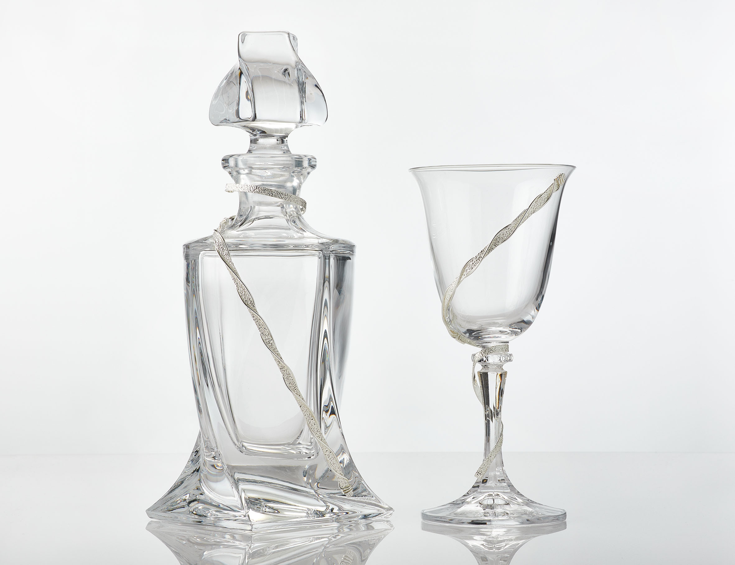 Κρυστάλλινο σετ Καράφα & Ποτήρι : 1