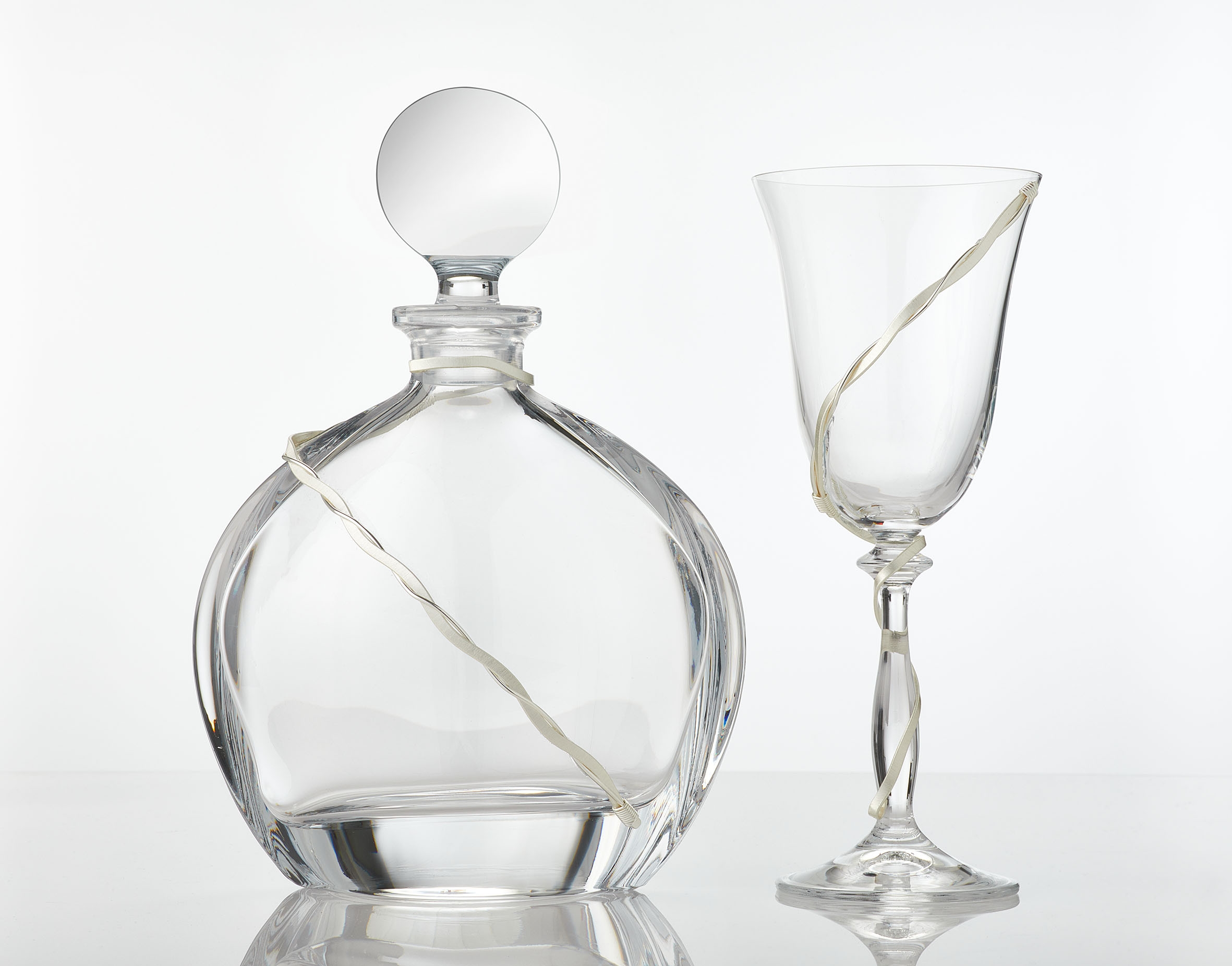 Κρυστάλλινο σετ Καράφα & Ποτήρι : 1