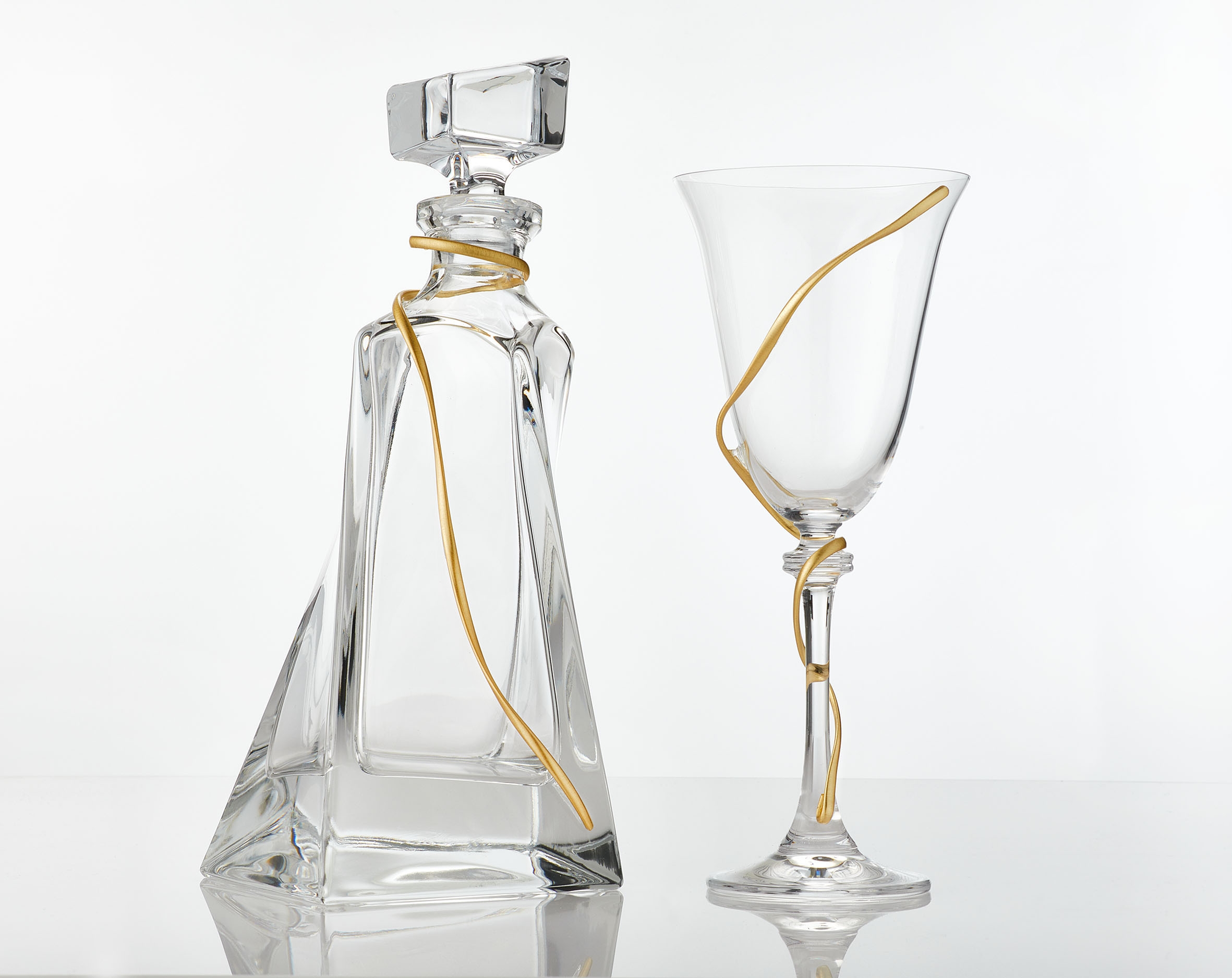 Κρυστάλλινο σετ Καράφα & Ποτήρι : 1