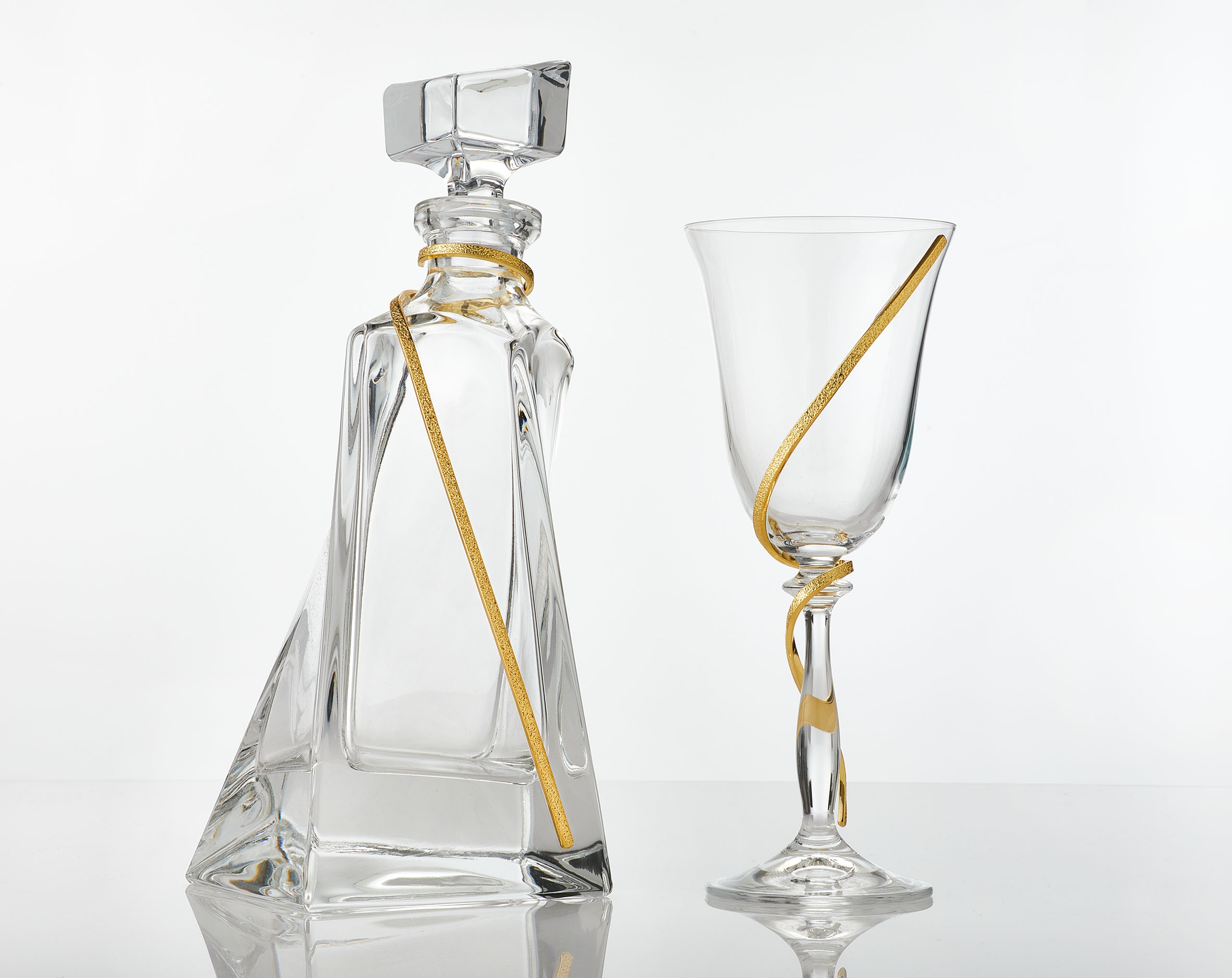 Κρυστάλλινο σετ Καράφα & Ποτήρι : 1