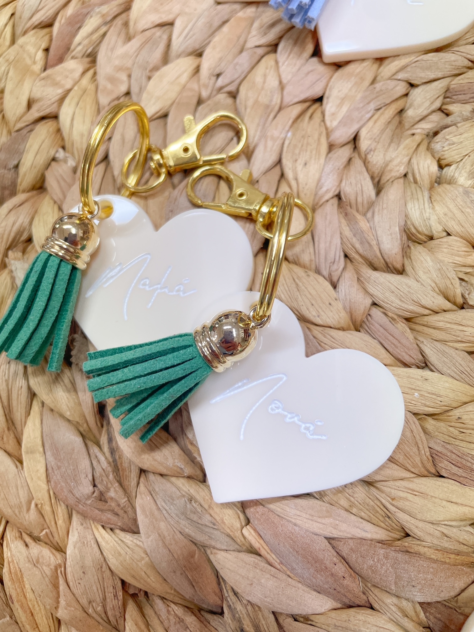 Μπρελόκ Set Μαμά Νονά Πράσινη