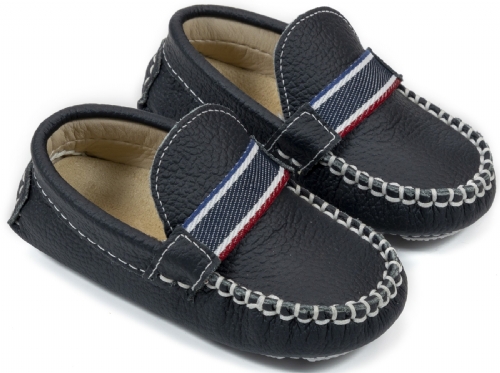 Babywalker Loafer Μοκασίνι Μπλε - Βαπτιστικά παπούτσια για αγόρι