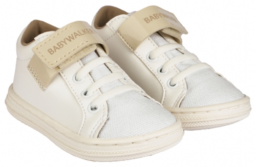 Βabywalker Μονό Χράτς Λευκό - Βαπτιστικά παπούτσια για αγόρι
