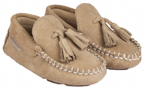 Babywalker Καστόρινο Loafer Μπεζ - Βαπτιστικά παπούτσια για αγόρι