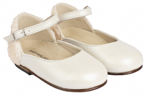 Babywalker All time Classic Εκρού - Βαπτιστικά παπούτσια για κορίτσι