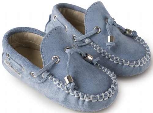 Babywalker Loafer Σιέλ - Βαπτιστικά παπούτσια για αγόρι