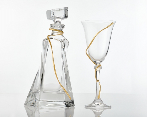 Κρυστάλλινο σετ Καράφα & Ποτήρι
