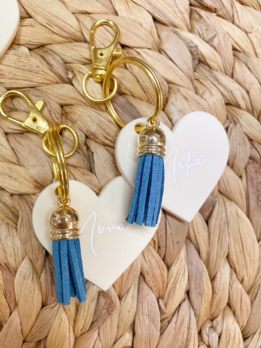 Μπρελόκ Set Μαμά Νονά Μπλε