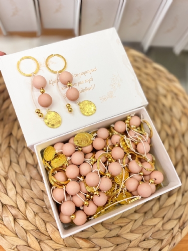 Μπρελόκ κορδονάκι χάντρες