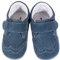 βαπτιστικά παπούτσια αγκαλίας αγόρι μπλε ρουά babywalker : 2