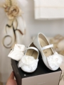 βαπτιστικά παπούτσια για κορίτσι δαντέλα λουλούδι : 3