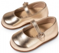 πρώτα βήματα βαπτιστικό παπούτσι κορίτσι χρυσό pri2624 babywalker : 3