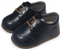 Babywalker πρώτα βήματα Δετό Brogues Μπλε : 3