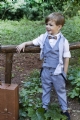 Βαπτιστικά ρούχα για αγόρι μοντέρνο γιλέκο λοξό ξύλινο παπιγιόν φουλάρι : 2