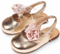 βαπτιστικό σαμπό χρυσό ροζ περπατήματος παπούτσι babywalker : 3