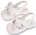σαμπό ξώφτερνο παπούτσι πέδιλο για κορίτσι babywalker λευκό : 3