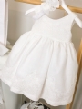 βαπτιστικό λινό φόρεμα για κορίτσι : 2