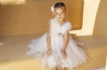βαπτιστικό φόρεμα ρούχο για κορίτσι baby bloom δαντέλα τούλι καινούρια ρομαντικό άνοιγμα στη πλάτη : 3