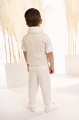 Baby  bloom 125.16 βαπτιστικά ρούχα για αγόρι γιλέκο φουλάρι μοντέρνο boho safari : 3