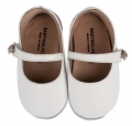 babywalker βαπτιστικά παπούτσια αγκαλιάς λευκό κομψό απλό : 2