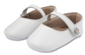 babywalker βαπτιστικά παπούτσια αγκαλιάς λευκό κομψό απλό : 3