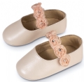 βαπτιστικό παπούτσι αγκαλιάς ιβουάρ ροζ babywalker : 3
